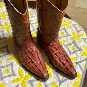 "Cowboy boots JHON DAVID ALLIGATOR BOOTS Size 2 Mexico 🇲🇽 Size 5 US 🇺🇸
